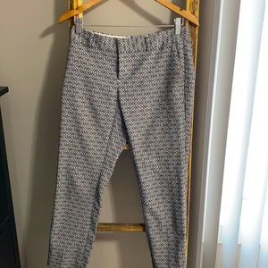 Banana republic Hampton pant- cool geometric print